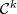 \mathcal{C}^k